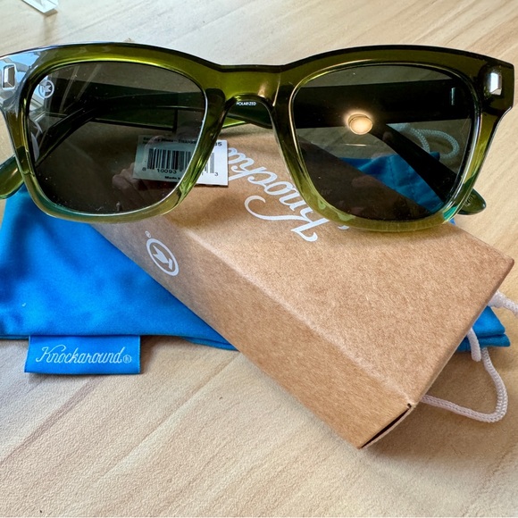 BNWT Knockaround sunglasses SEVENTY NINES polarized Sunglasses - Nori - Unisex - Picture 1 of 9